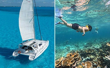 Catamarán Oceanix Isla Mujeres + Snorkel en Cancún